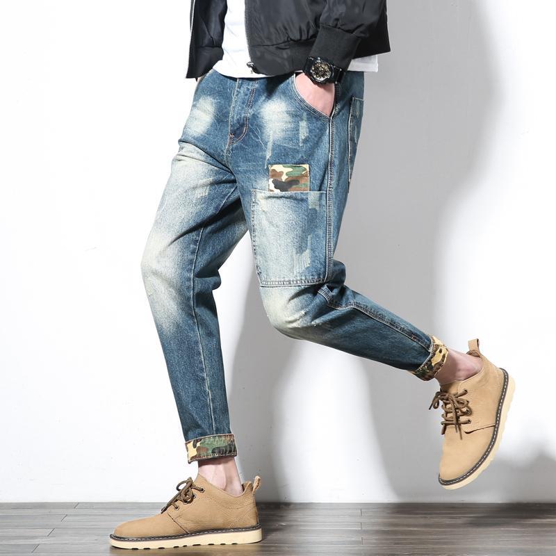 #JL-5151#日系復古牛仔褲