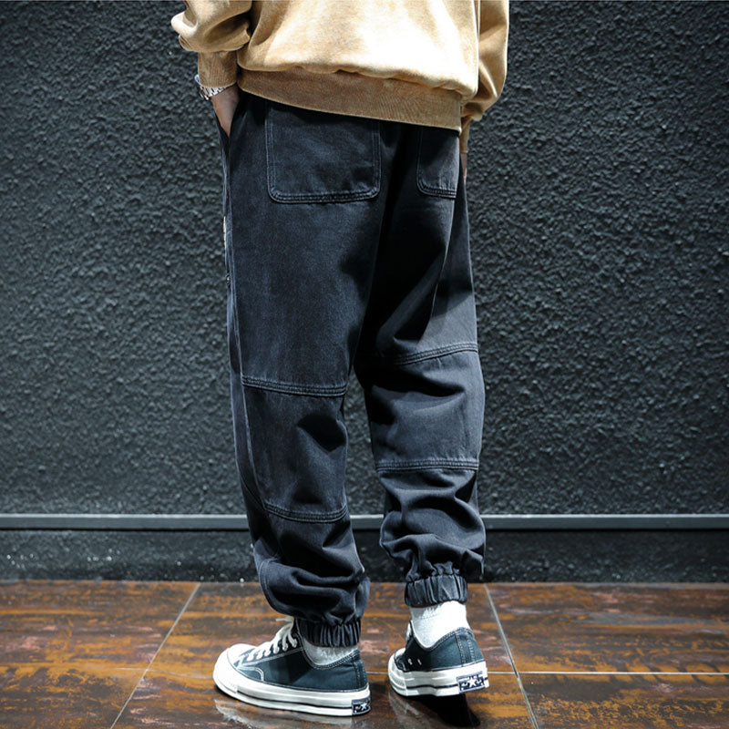 #DY-D810-ST# 潮品休閒束腳牛仔褲