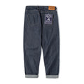 #MD-TSW2107021# 日系復古棉籽殼米白色休閒牛仔褲