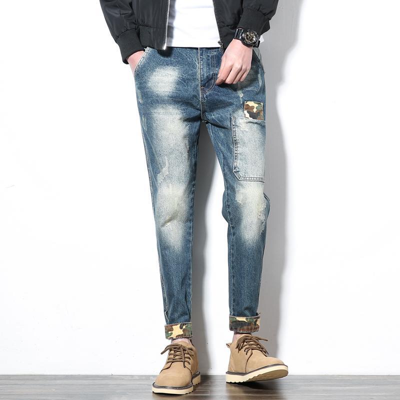 #JL-5151#日系復古牛仔褲