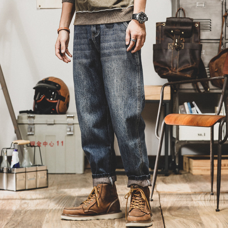 #YDN-1017-ST# 美式復古牛仔褲