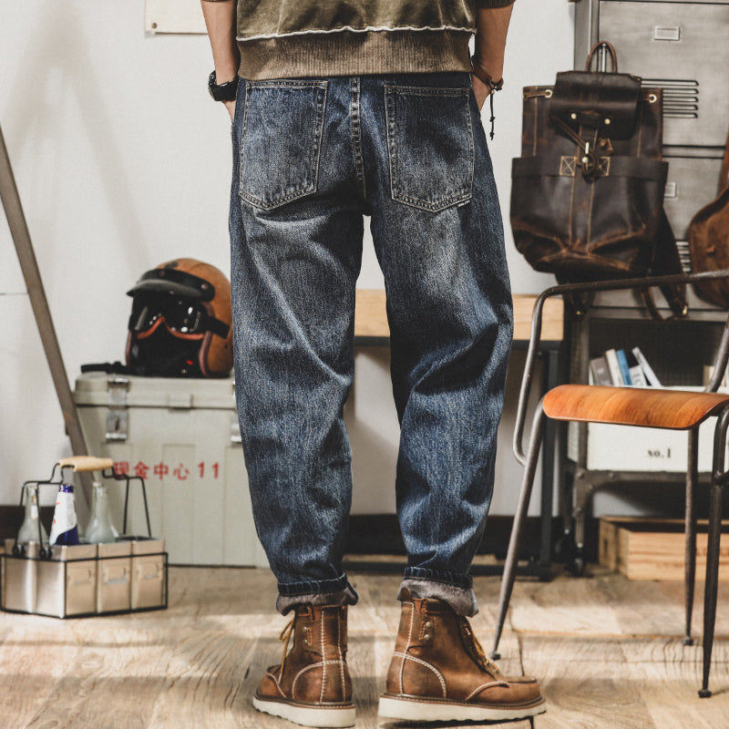 #YDN-1017-ST# 美式復古牛仔褲