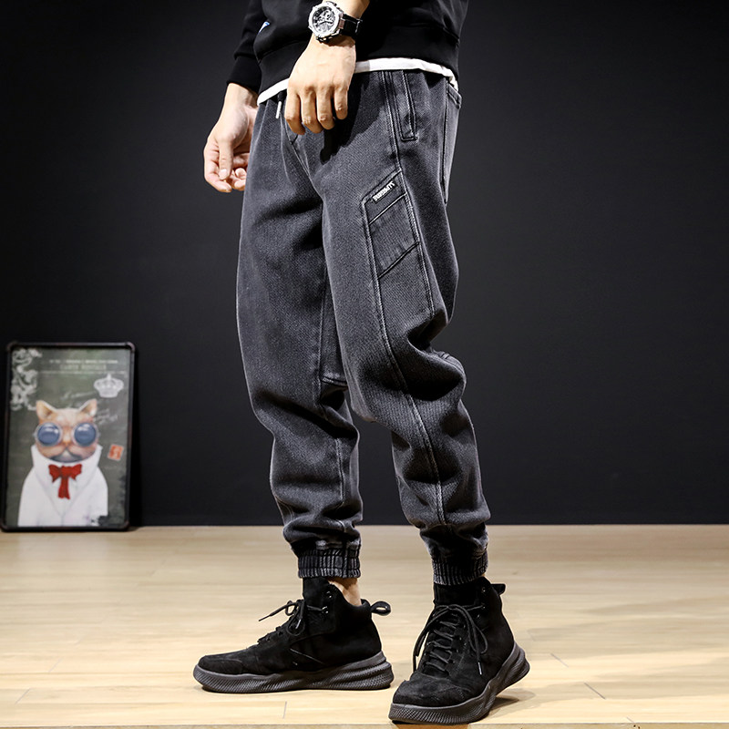 #SJ-929# 潮品牛仔長褲