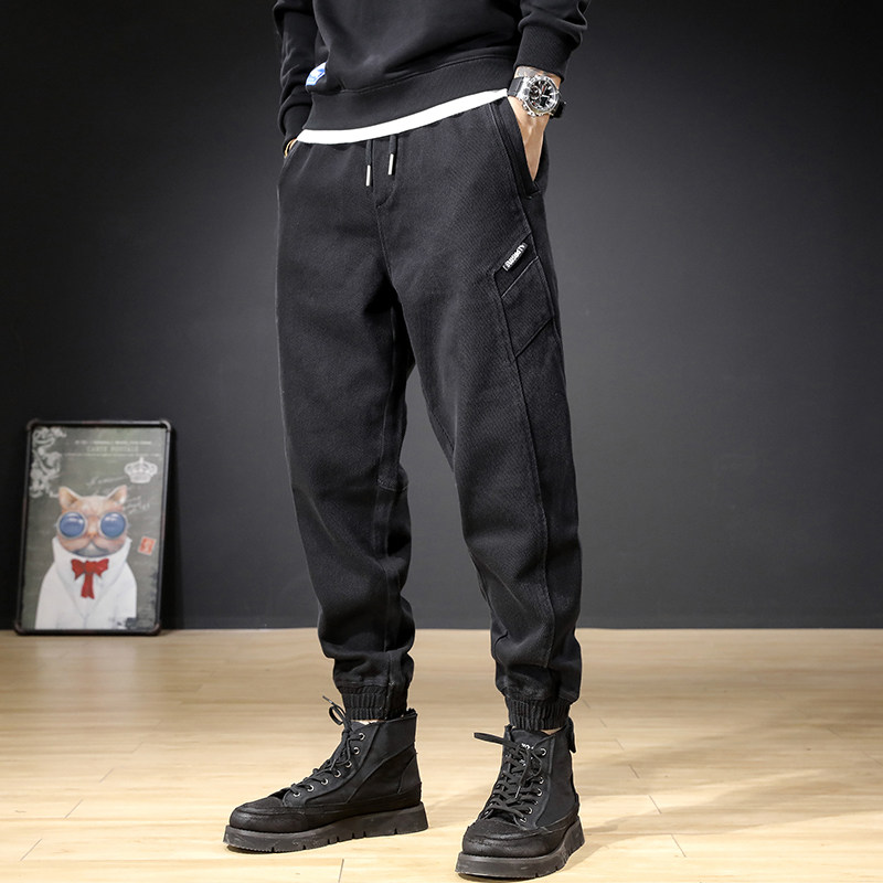 #SJ-929# 潮品牛仔長褲