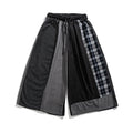 #M-K200#日系牛仔拼色休閒褲