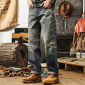 #DLG-DZ3028-ST#美式復古牛仔褲